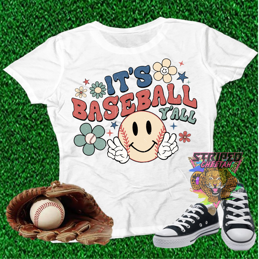 It's Baseball Y'all Retro Shirt